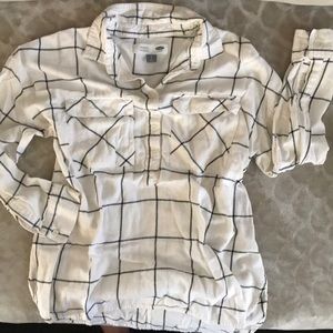Maternity top flannel Old Navy size medium